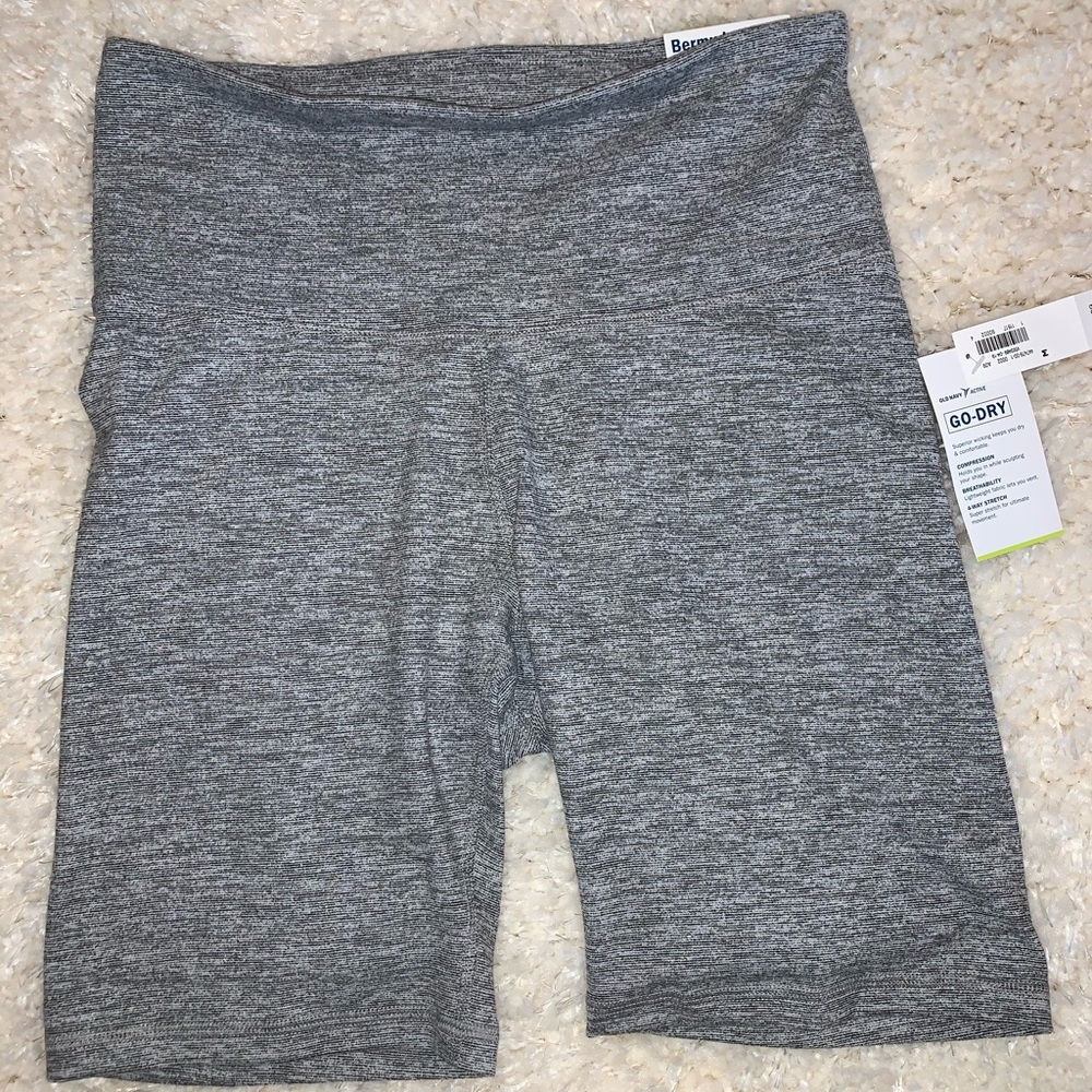Gray Biker Shorts